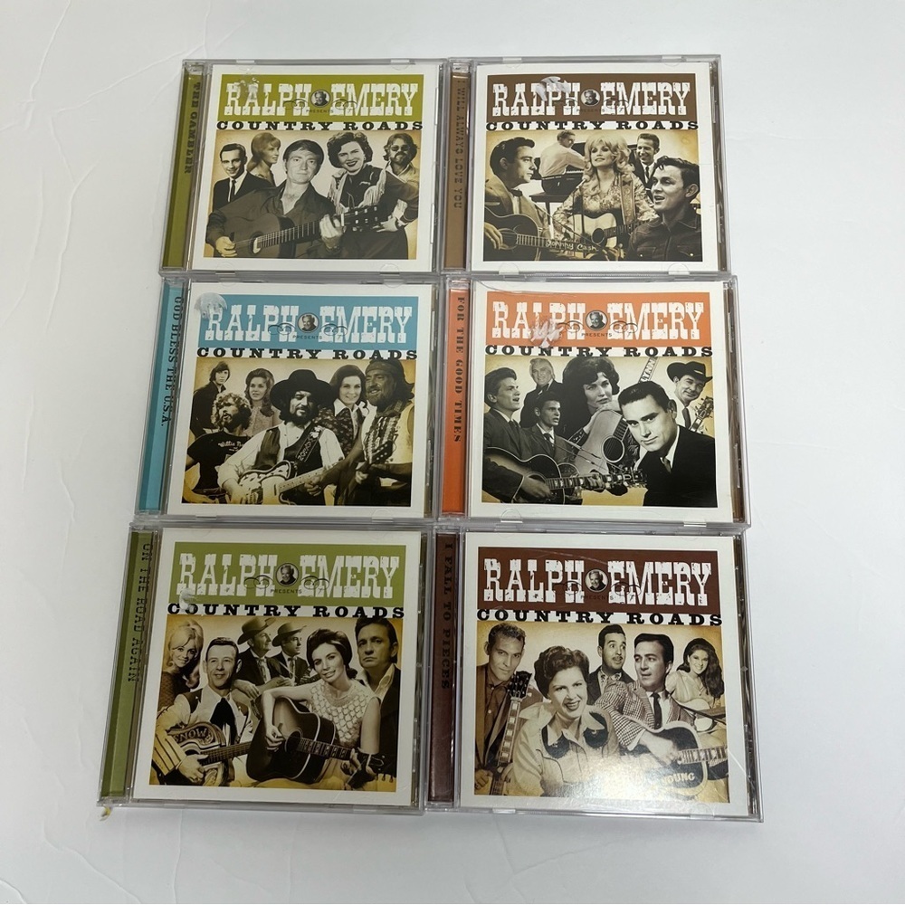 Ralph Emery Country Roads CD Set Western Country Artists 60’s